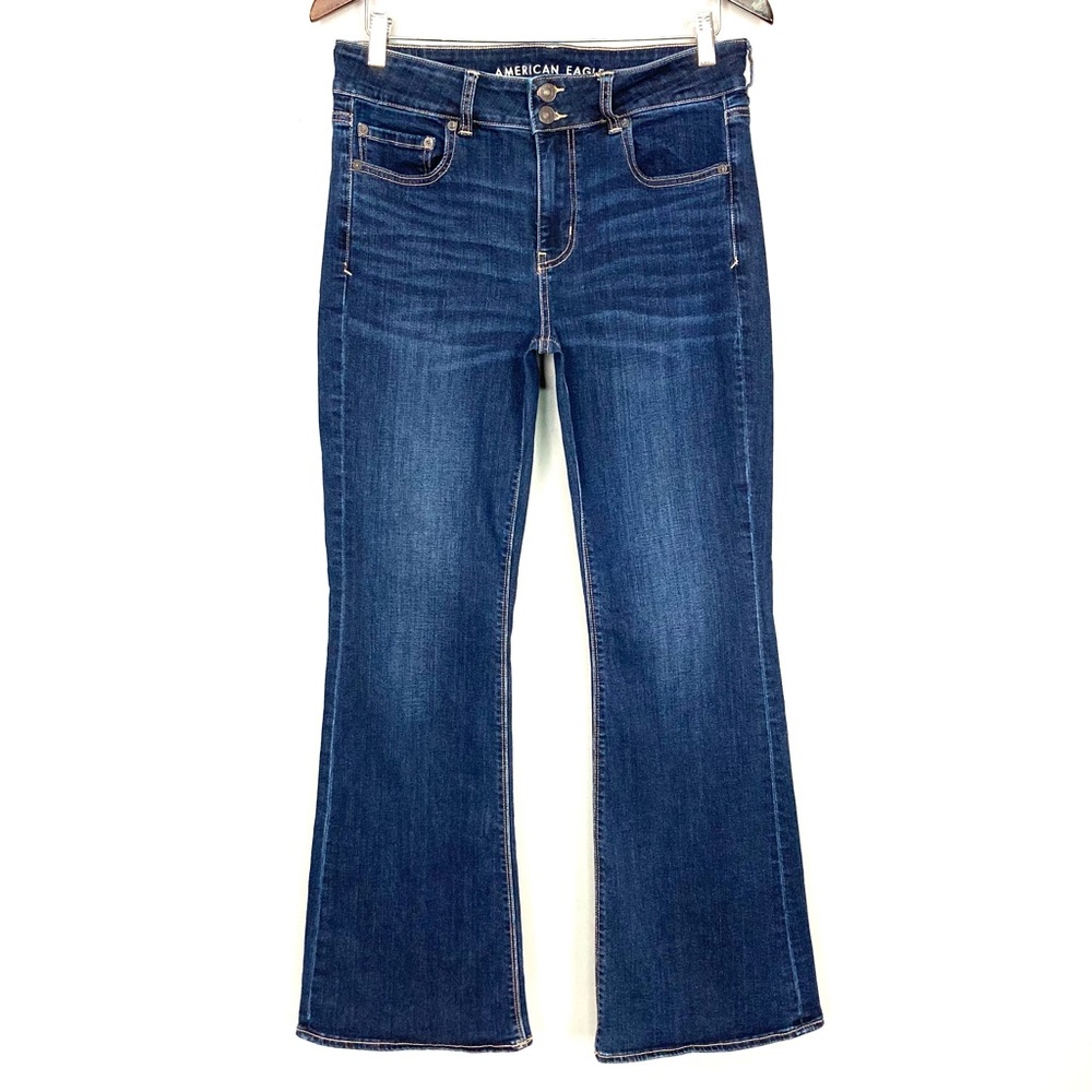 American Eagle Outfitters Dark Blue Flare Jeans